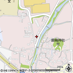 福岡県筑紫野市立明寺588周辺の地図