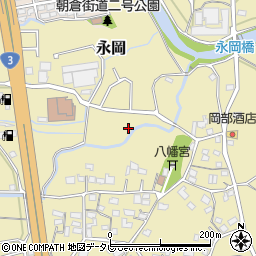 福岡県筑紫野市永岡752周辺の地図