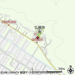 高知県高知市春野町西畑1033周辺の地図