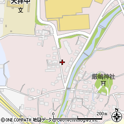 福岡県筑紫野市立明寺585周辺の地図