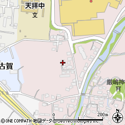 福岡県筑紫野市立明寺429周辺の地図