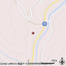 愛媛県大洲市肱川町山鳥坂3424周辺の地図