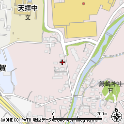 福岡県筑紫野市立明寺430周辺の地図