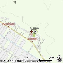 高知県高知市春野町西畑1035周辺の地図