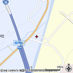 大分県宇佐市院内町香下221-2周辺の地図