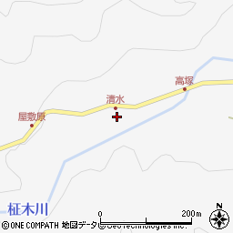 大分県中津市耶馬溪町大字大野2436周辺の地図