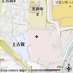 福岡県筑紫野市立明寺周辺の地図