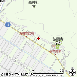 高知県高知市春野町西畑995周辺の地図