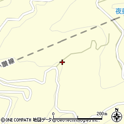 愛媛県大洲市平野町野田3086周辺の地図