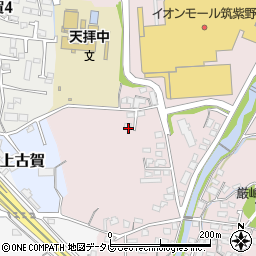 福岡県筑紫野市立明寺425周辺の地図