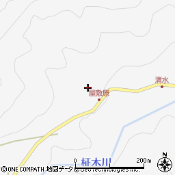 大分県中津市耶馬溪町大字大野2325周辺の地図