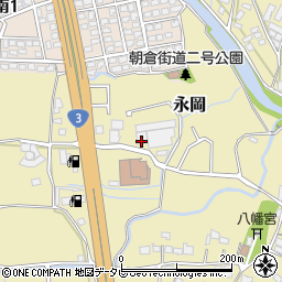 福岡県筑紫野市永岡717周辺の地図