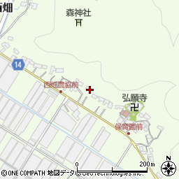 高知県高知市春野町西畑981周辺の地図