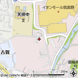福岡県筑紫野市立明寺426周辺の地図