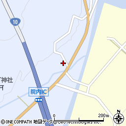 大分県宇佐市院内町香下215-5周辺の地図