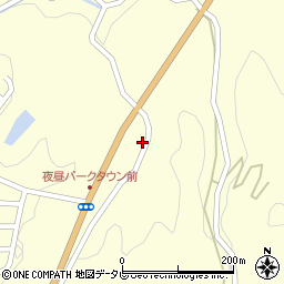 愛媛県大洲市平野町野田2598周辺の地図