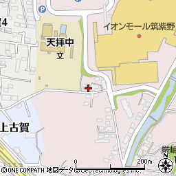 福岡県筑紫野市立明寺437周辺の地図
