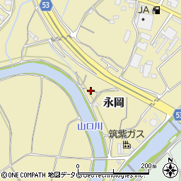 福岡県筑紫野市永岡64周辺の地図