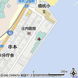 大江戸温泉物語南紀串本周辺の地図