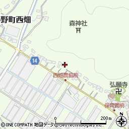 高知県高知市春野町西畑968周辺の地図