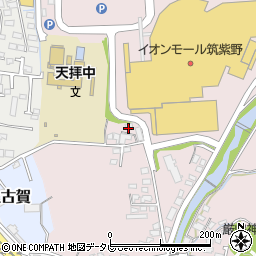 福岡県筑紫野市立明寺435周辺の地図