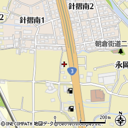 福岡県筑紫野市永岡713周辺の地図