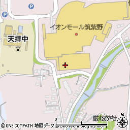 福岡県筑紫野市立明寺578周辺の地図