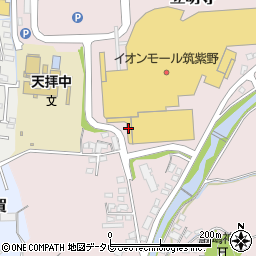 福岡県筑紫野市立明寺577周辺の地図