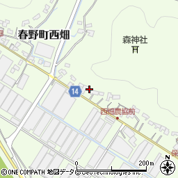 高知県高知市春野町西畑770周辺の地図