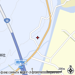 大分県宇佐市院内町香下198-2周辺の地図