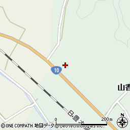 大分県杵築市山香町大字下1207周辺の地図