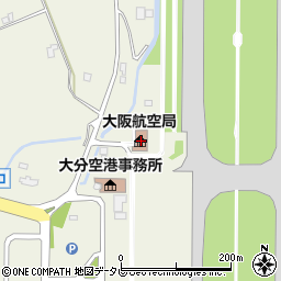 大阪航空局周辺の地図