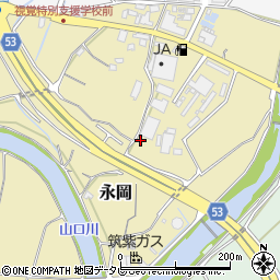福岡県筑紫野市永岡73周辺の地図