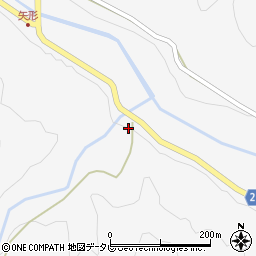 大分県中津市耶馬溪町大字大野1480周辺の地図