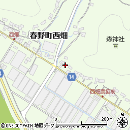 高知県高知市春野町西畑758周辺の地図