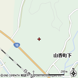 大分県杵築市山香町大字下1225周辺の地図