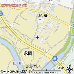 福岡県筑紫野市永岡74周辺の地図