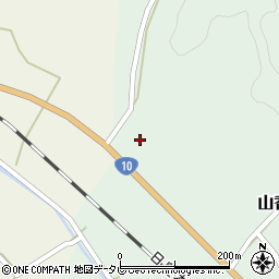 大分県杵築市山香町大字下1206周辺の地図