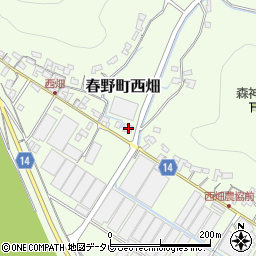 高知県高知市春野町西畑2680周辺の地図