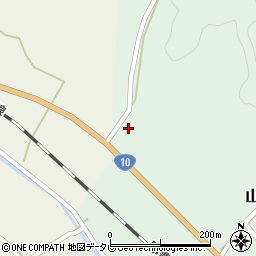 大分県杵築市山香町大字下1201周辺の地図