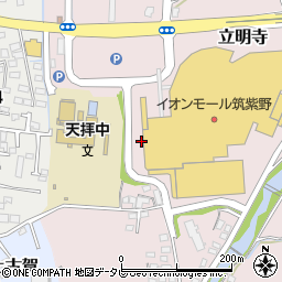福岡県筑紫野市立明寺448周辺の地図