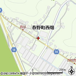 高知県高知市春野町西畑647周辺の地図