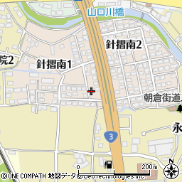 アクセス朝倉周辺の地図