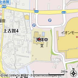 福岡県筑紫野市立明寺450周辺の地図