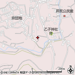 福岡県那珂川市別所404-1周辺の地図