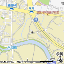福岡県筑紫野市永岡154周辺の地図