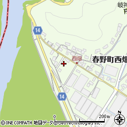 高知県高知市春野町西畑2717周辺の地図