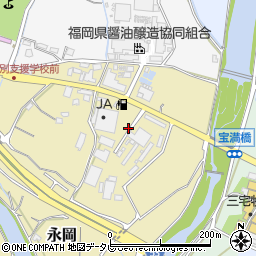 福岡県筑紫野市永岡12周辺の地図