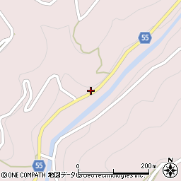 愛媛県大洲市肱川町山鳥坂3764周辺の地図