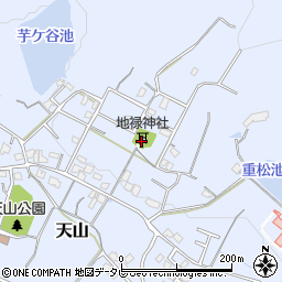 地禄神社周辺の地図